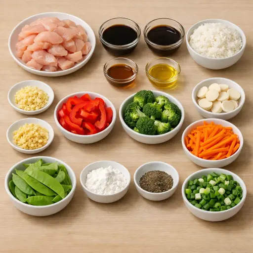 Ingredients for Timeless Chicken Stir Fry