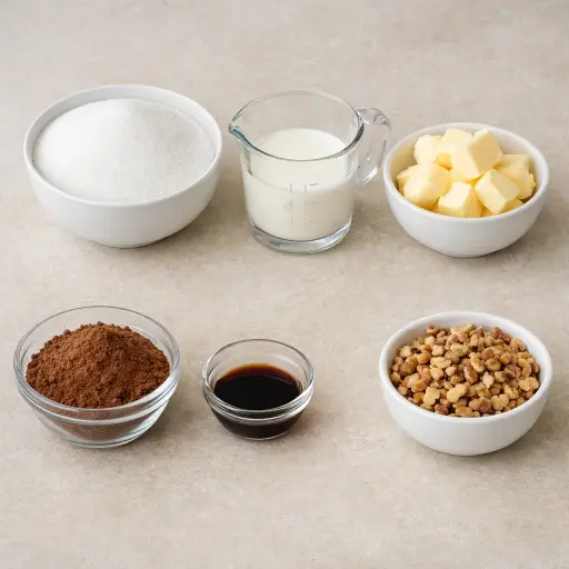 Ingredients for Timeless Fudge Delight