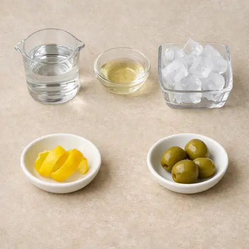 Ingredients for Timeless Gin Elixir