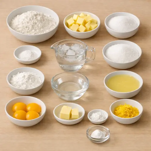 Ingredients for Timeless Lemon Meringue Delight