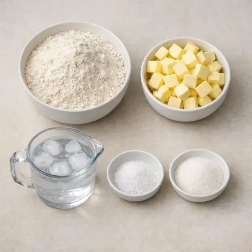 Ingredients for Timeless Pie Crust