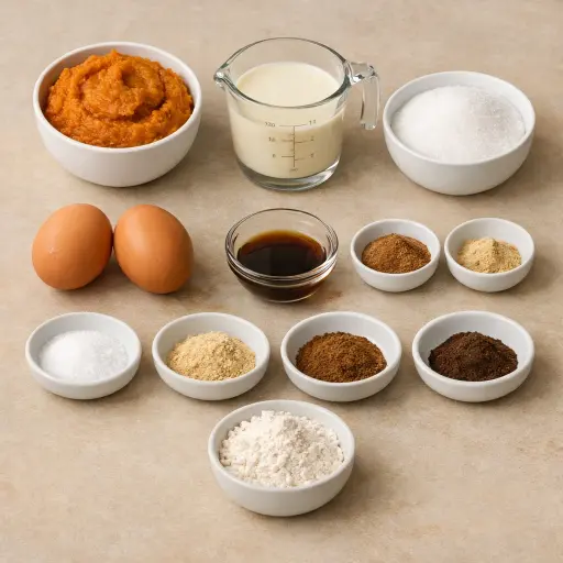Ingredients for Timeless Pumpkin Delight