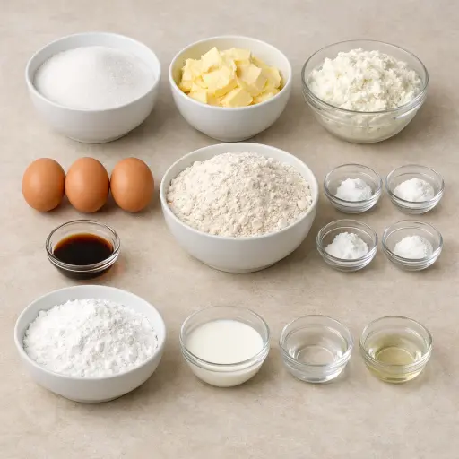 Ingredients for Timeless Ricotta Delights
