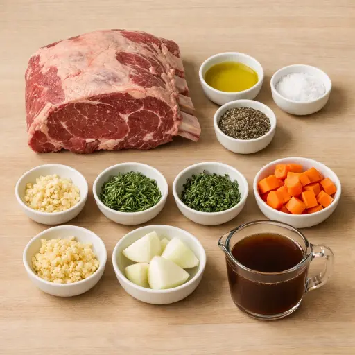 Ingredients for Timeless Roast Beef