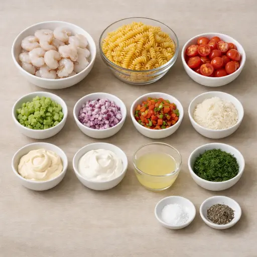 Ingredients for Timeless Shrimp Pasta Delight