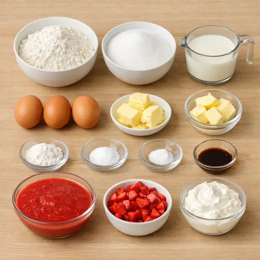 Ingredients for Timeless Strawberry Delight