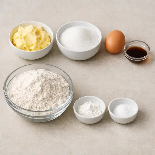 Ingredients for Timeless Sugar Cookie