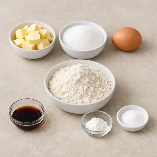 Ingredients for Timeless Sugar Cookies