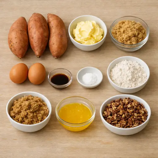 Ingredients for Timeless Sweet Potato Casserole