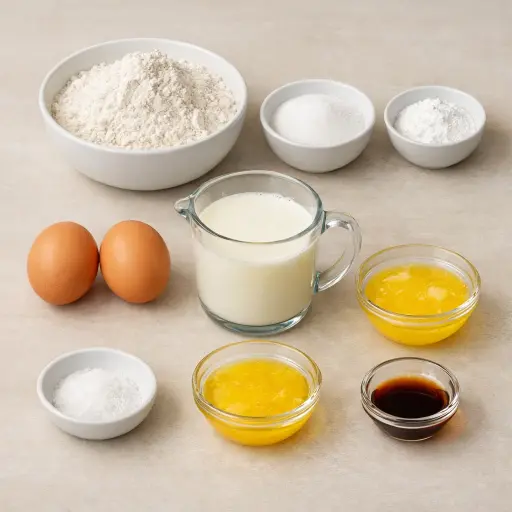Ingredients for Timeless Waffles