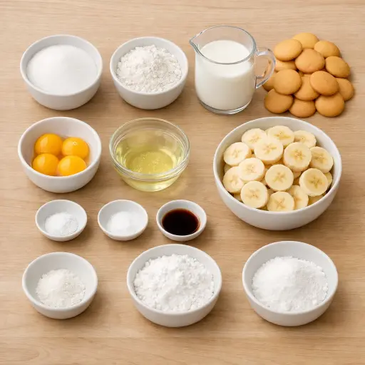 Ingredients for Traditional Banana Delight