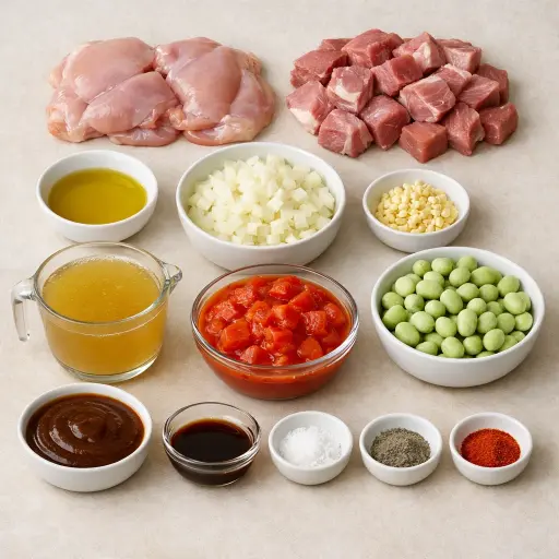 Ingredients for Traditional Brunswick Stew