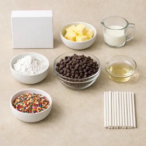 Ingredients for Traditional Cake Pops
