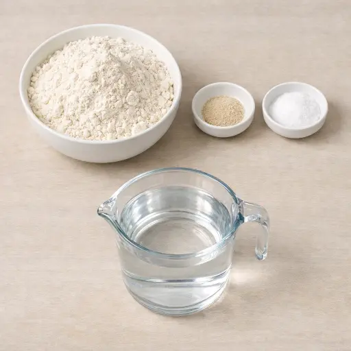Ingredients for Traditional Dutch Oven Bread