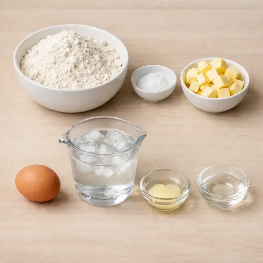 Ingredients for Traditional Empanada Dough