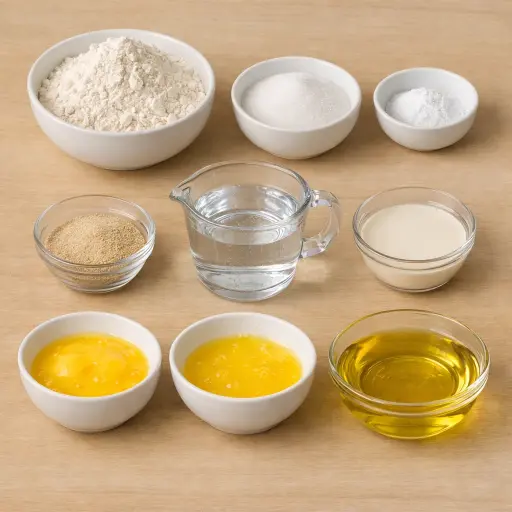 Ingredients for Traditional French Beignets