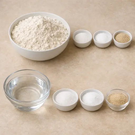 Ingredients for Traditional French Boule