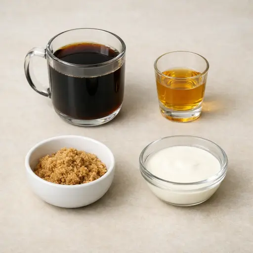 Ingredients for Traditional Irish Coffee