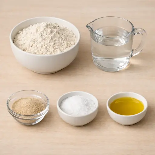 Ingredients for Traditional Italian Bread