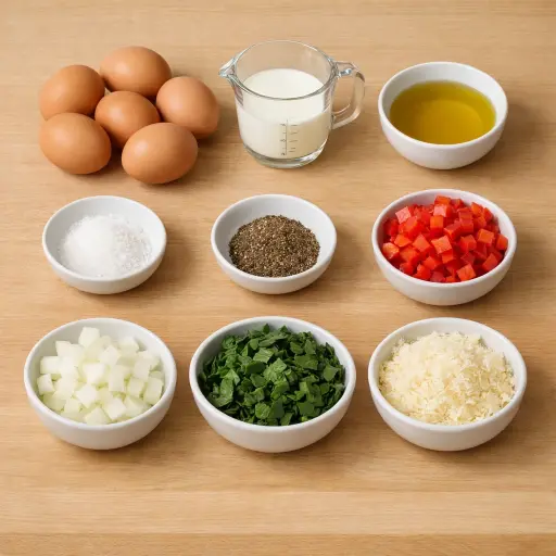 Ingredients for Traditional Italian Frittata