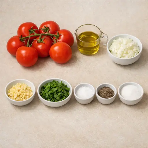 Ingredients for Traditional Italian Tomato Sauce