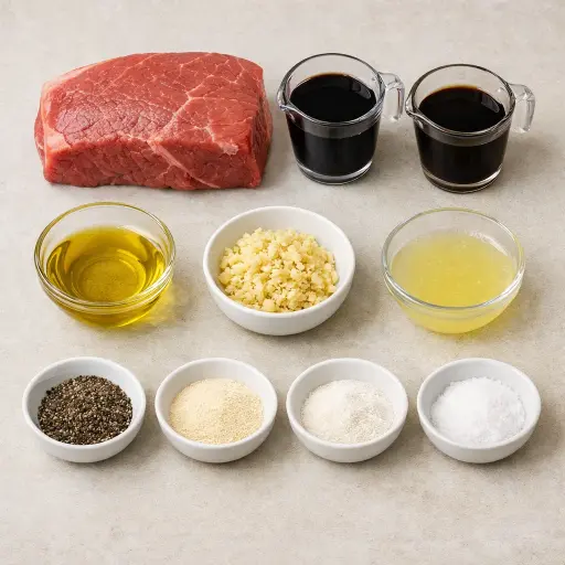 Ingredients for Traditional London Broil