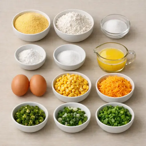 Ingredients for Traditional Mexican Cornbread