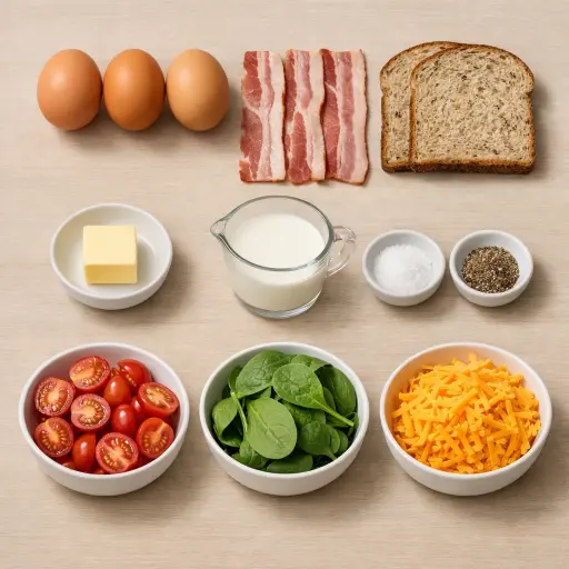 Ingredients for Traditional Morning Feast