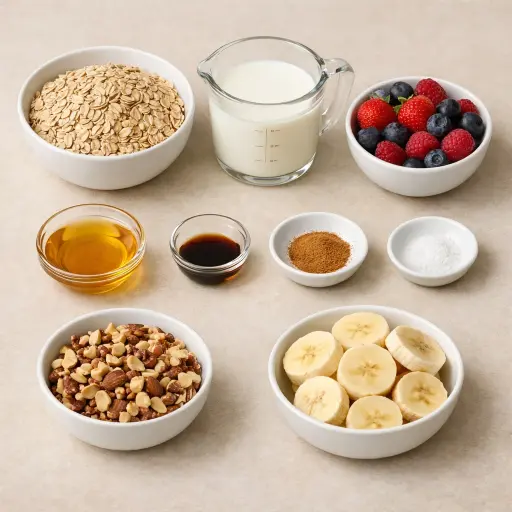 Ingredients for Traditional Morning Oats