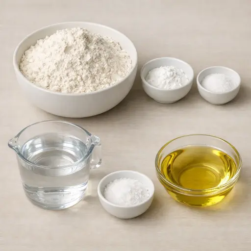 Ingredients for Traditional Navajo Fry Bread