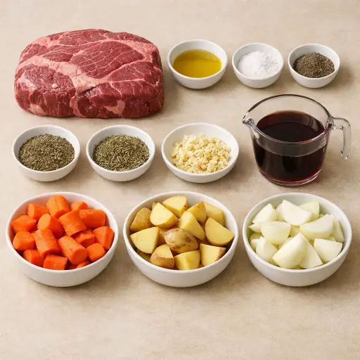 Ingredients for Traditional Oven Roast