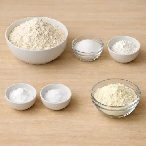 Ingredients for Traditional Pancake Mix