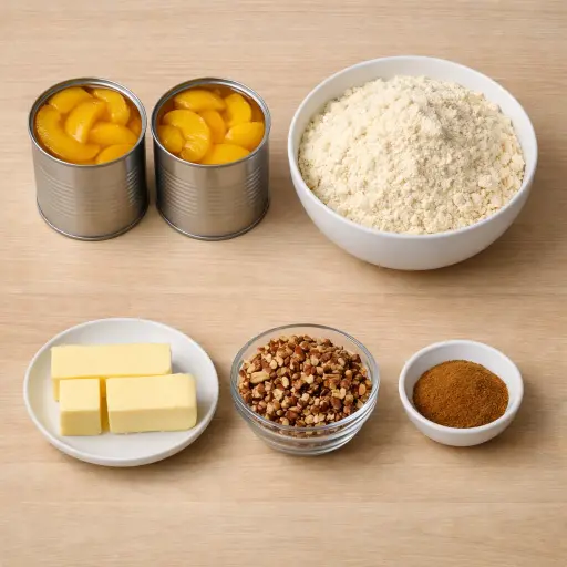 Ingredients for Traditional Peach Delight