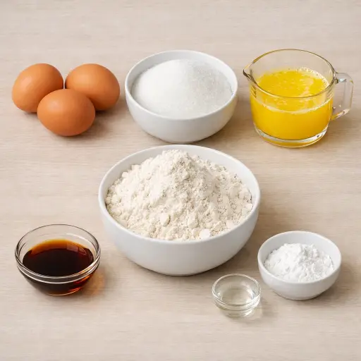 Ingredients for Traditional Pizzelle