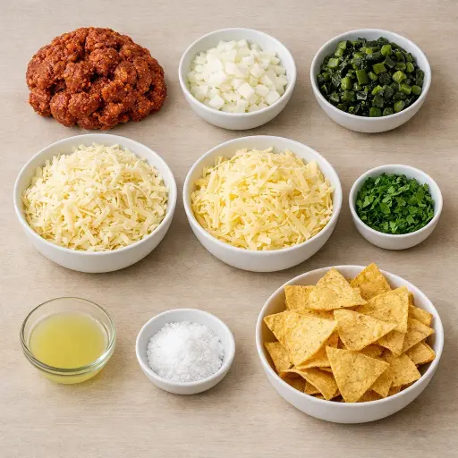 Ingredients for Traditional Queso Fundido