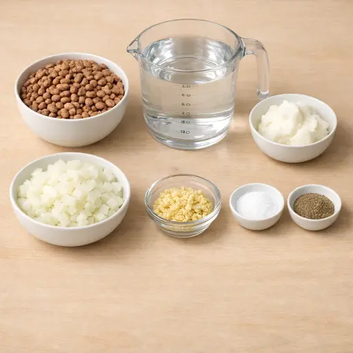 Ingredients for Traditional Refried Beans