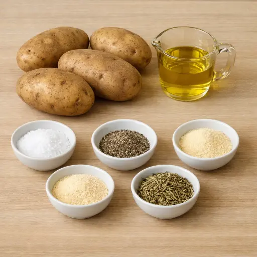 Ingredients for Traditional Roasted Potatoes