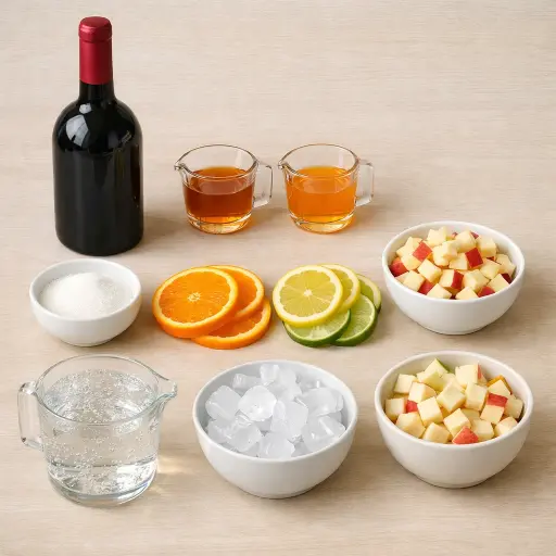 Ingredients for Traditional Sangria