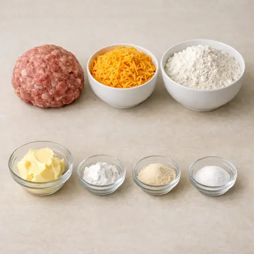 Ingredients for Traditional Sausage Bites