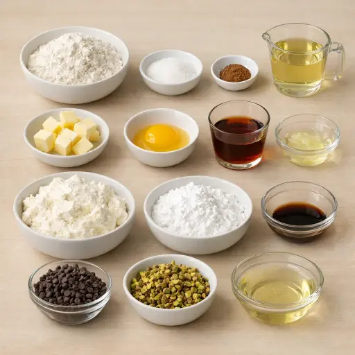 Ingredients for Traditional Sicilian Cannoli