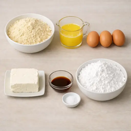 Ingredients for Traditional St. Louis Gooey Butter Cake