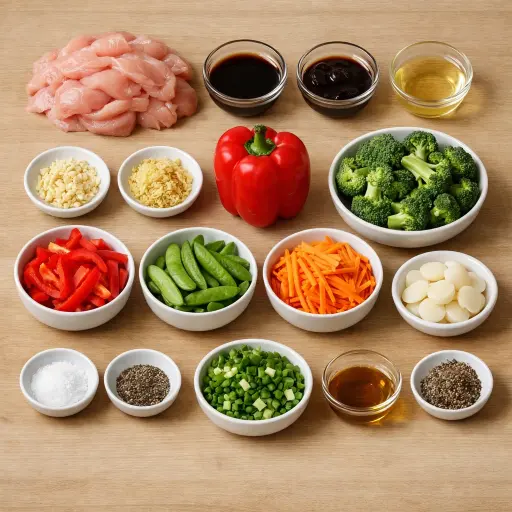 Ingredients for Traditional Stir Fry