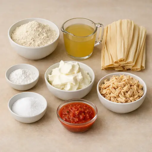 Ingredients for Traditional Tamales