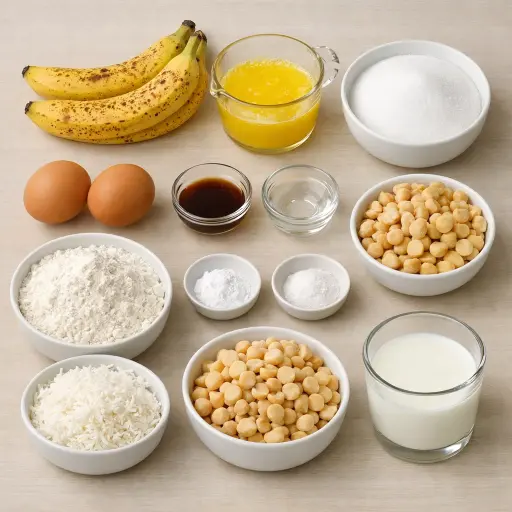 Ingredients for Tropical Banana-Nut Bread
