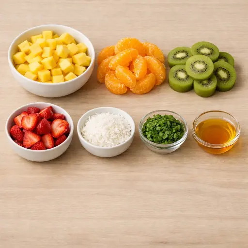 Ingredients for Tropical Citrus Fusion Fruit Salad