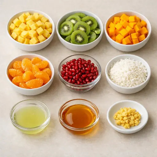 Ingredients for Tropical Citrus Medley