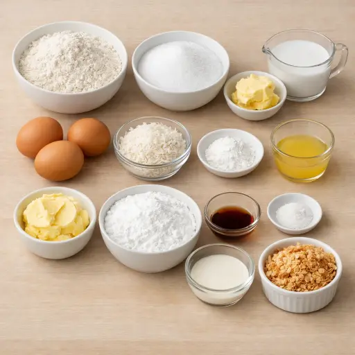 Ingredients for Tropical Coconut Dream Cake