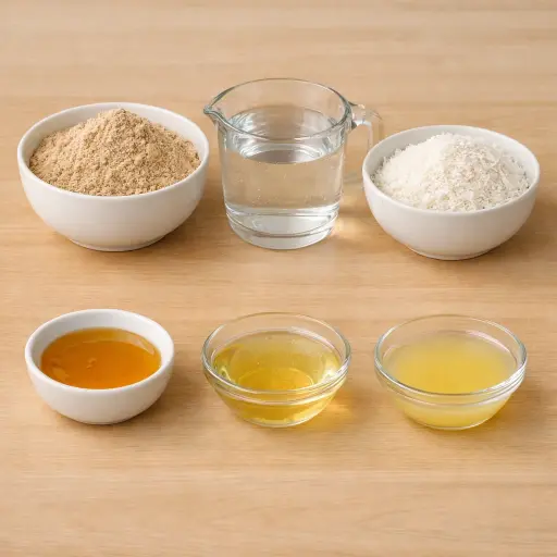Ingredients for Tropical Coconut Sourdough Starter