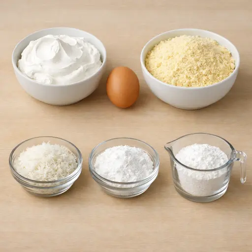 Ingredients for Tropical Cool Whip Cookies