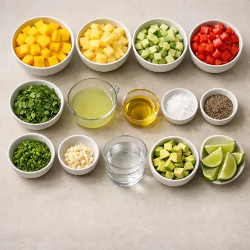 Ingredients for Tropical Gazpacho